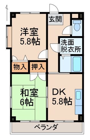 セレナ中島の物件間取画像